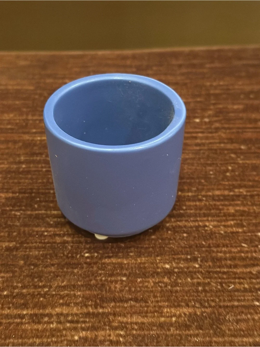 Matte Blue Ceramic Accent Vase - Home Accents